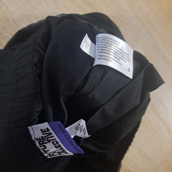 Future Collective Black Track Jogger Pants with Zipper Detail Women's Size XXS - Picture 5 of 8